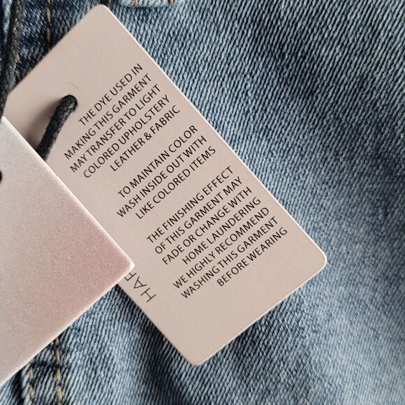 NEW Denim Maxi Skirt Sz 11 29 Button Front Happily Grey Boho Stretch Modest - Picture 15 of 16